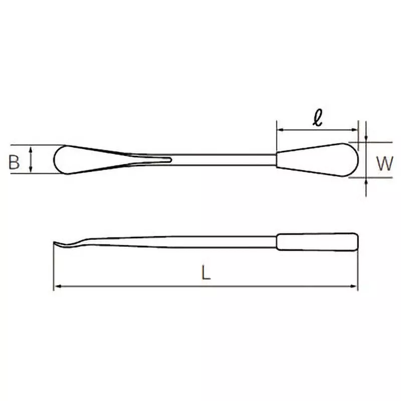Ktc Tire Lever 265 mm Length for Motorcycles, MCOL-260