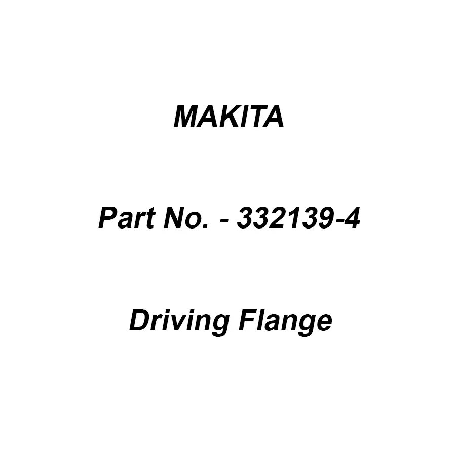 Makita Driving Flange Suitable For HR2631F, Part No 332139-4