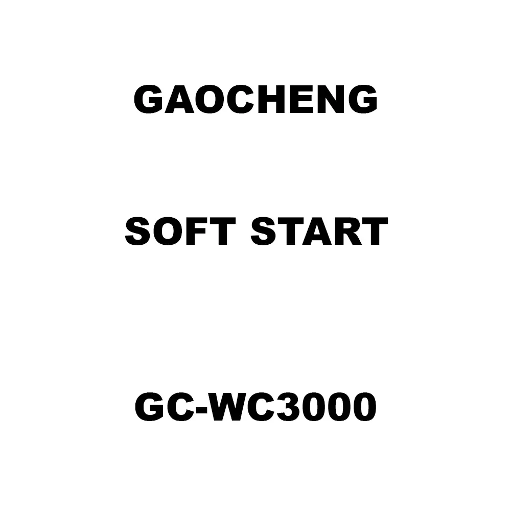 Gaocheng Soft Start Spare for Wall Chaser GC-WC3000