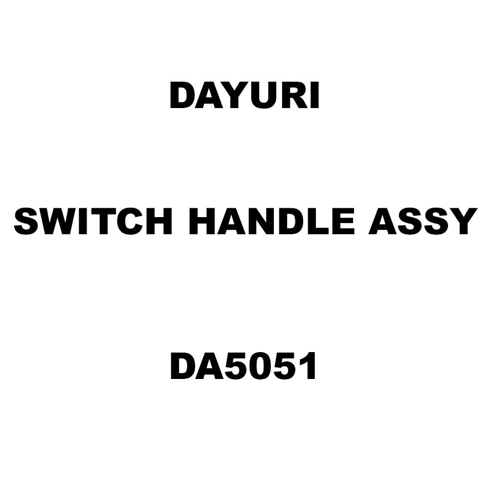 Dayuri Switch Handle Assy Spare for Demolition Hammer DA5051