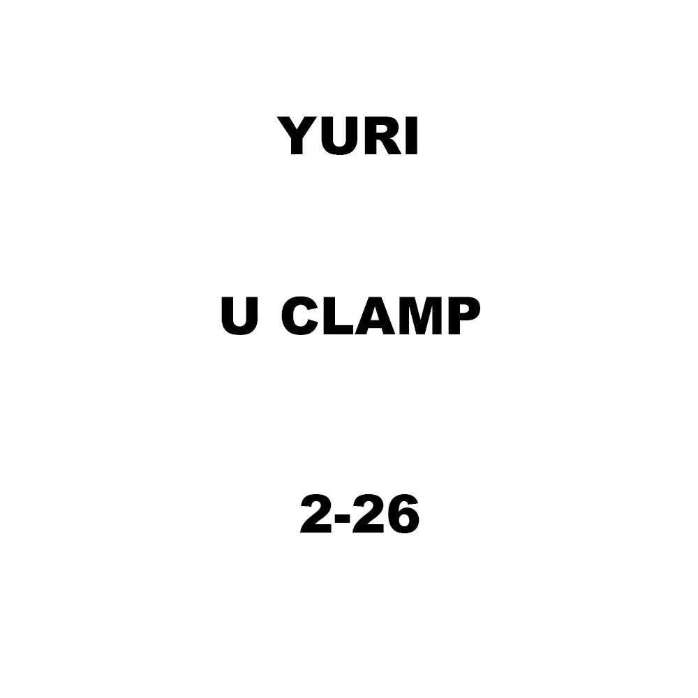 Yuri U Clamp Spare for Marble Cutter 2-26
