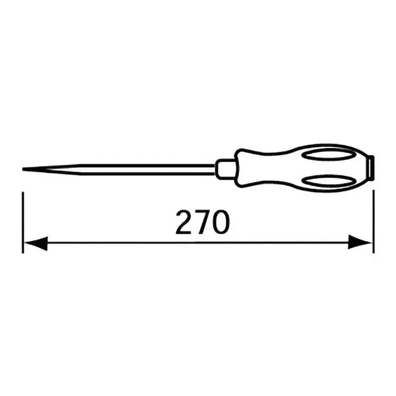Ktc Small Straight Clip Clamp Tool 6 mm Clip Size 270 mm Length, AP20-6B