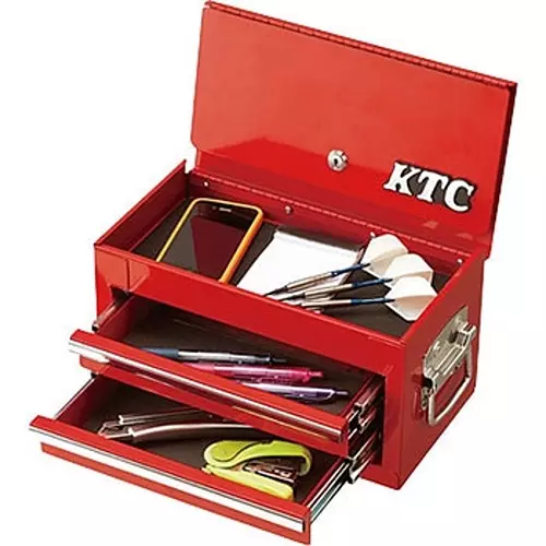 Ktc Mini Chest 2-Drawer Red 300 mm Width, SKX0012