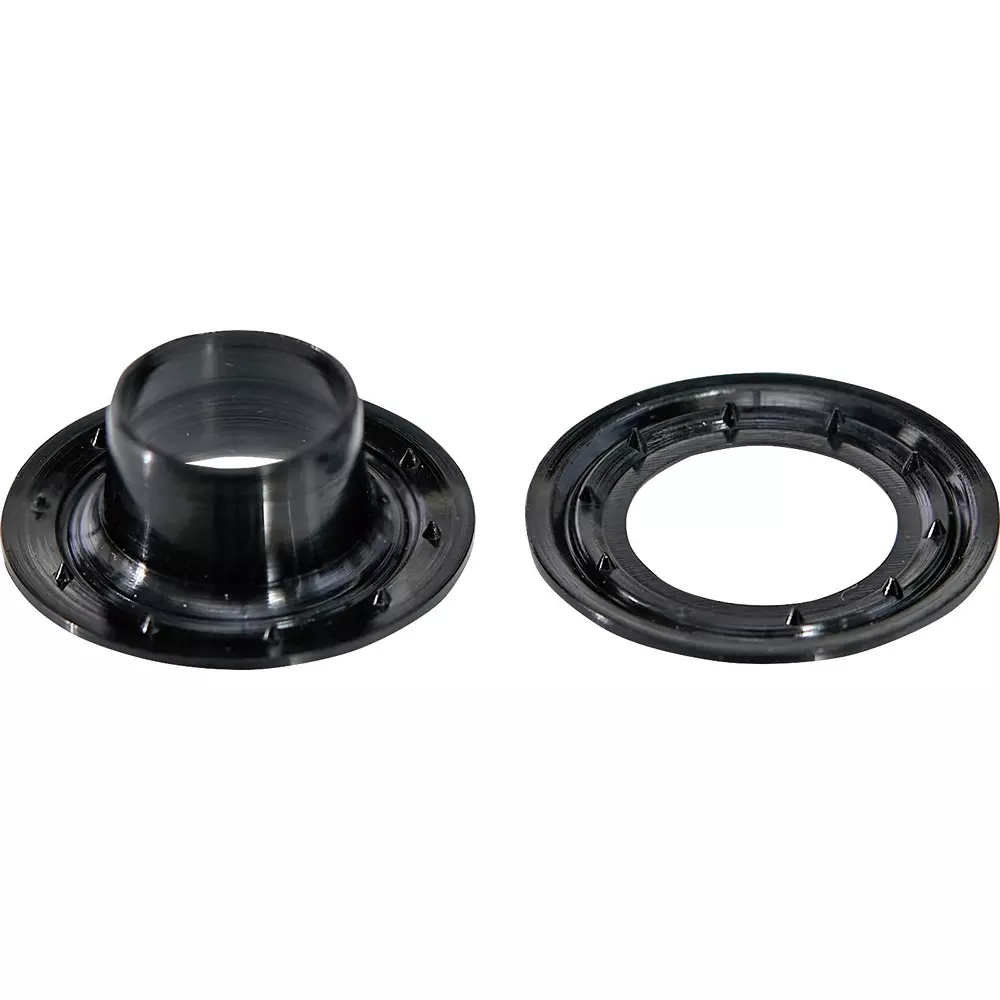 TRUSCO Double-Sided Grommet Black, P-THP-JB10 (Pack of 20 Pcs)