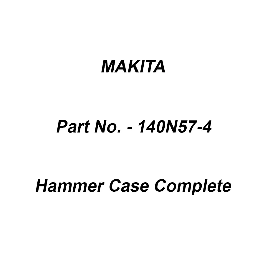 Makita Hammer Case Complete Suitable For TD156D, Part No 140N57-4