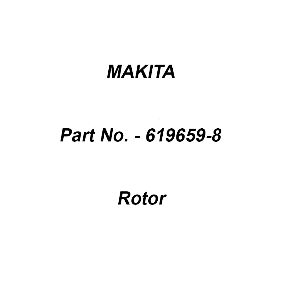 Makita Rotor Suitable For DF002G, Part No 619659-8