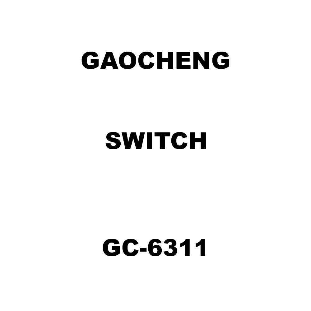 Gaocheng Switch Spare for Power Tool GC-6311