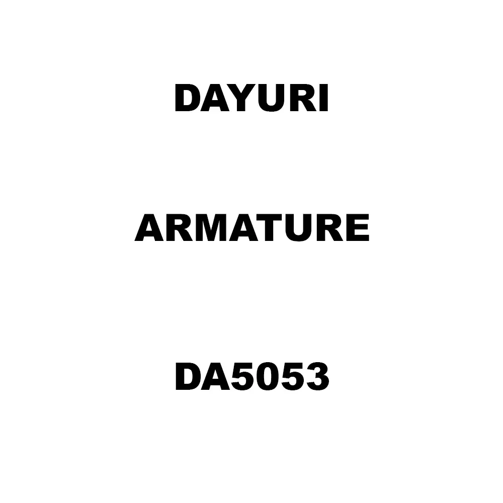 Dayuri Armature Spare for Demolition Hammer DA5053