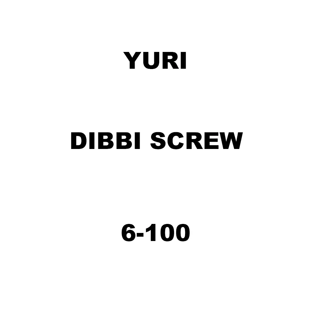 Yuri Dibbi Screw Spare for Marble Cutter 6-100 (Pack of 500 Pcs)