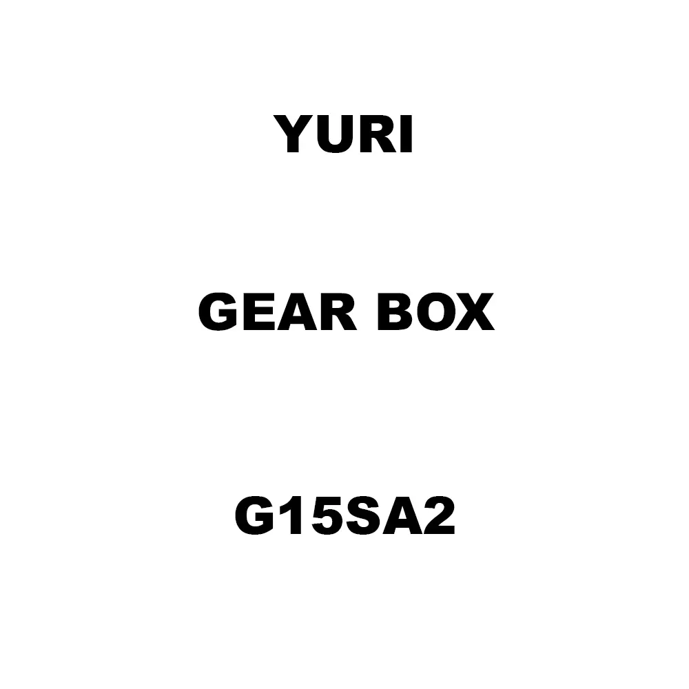 Yuri Gear Box Spare for Marble Cutter G15SA2