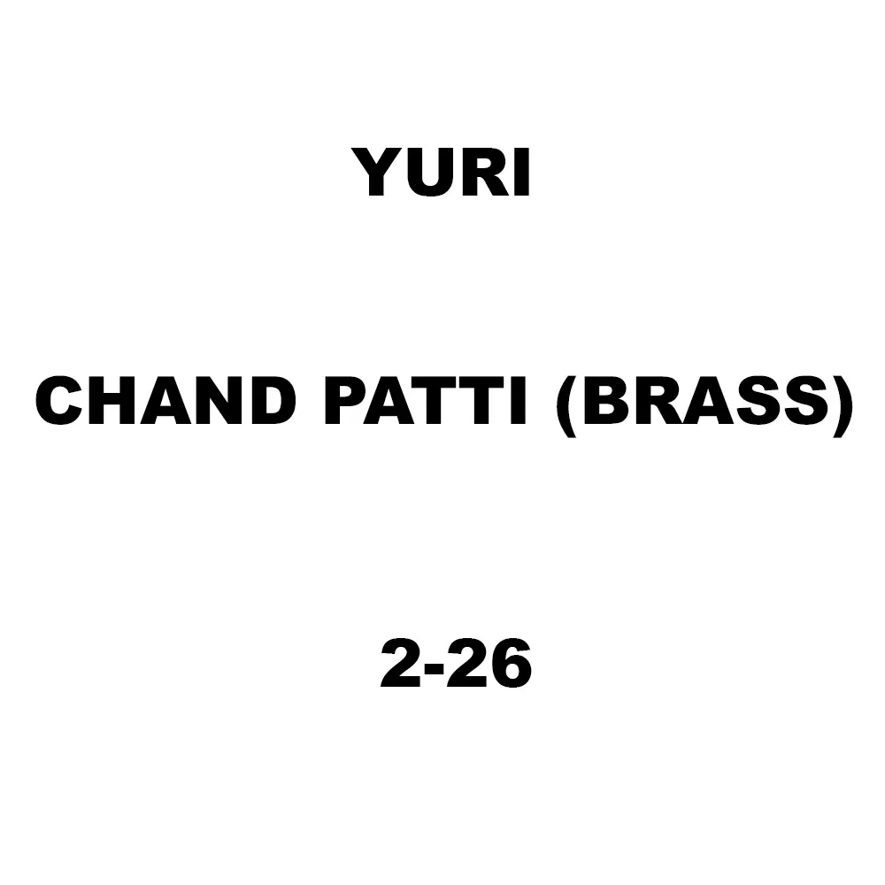 Yuri Chand Patti(Brass) Spare for Marble Cutter 2-26
