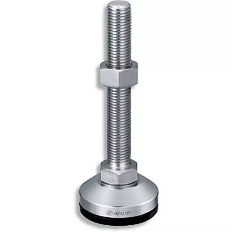 TAKIGEN Leveling Foot Stainless Steel Hairline Finish 2.67 Kg for Heavy Loads, K-1276-B-30-200