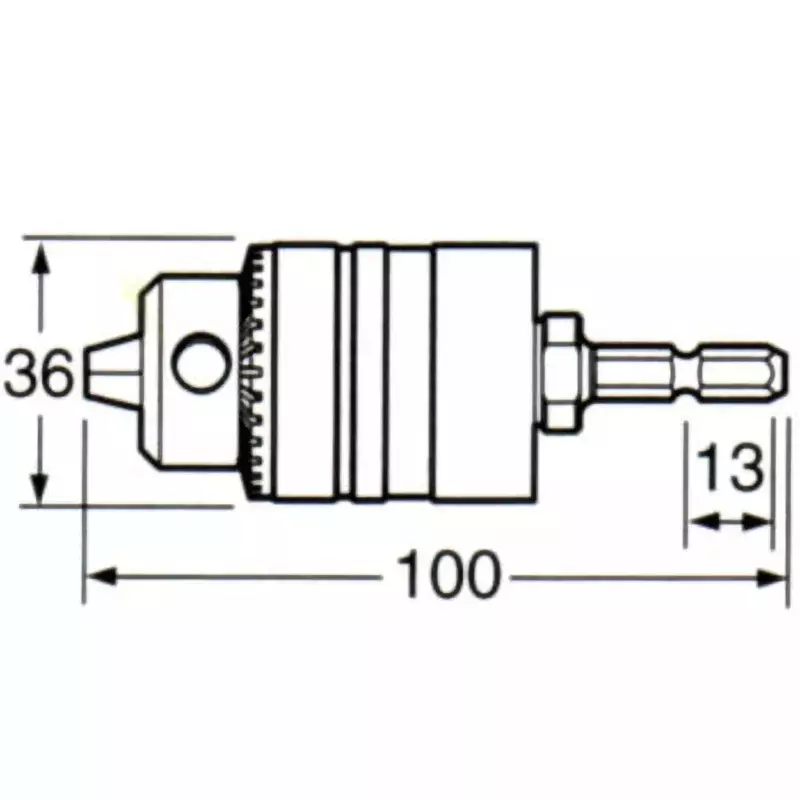 Vessel Drill chuck (hybrid), BH-21
