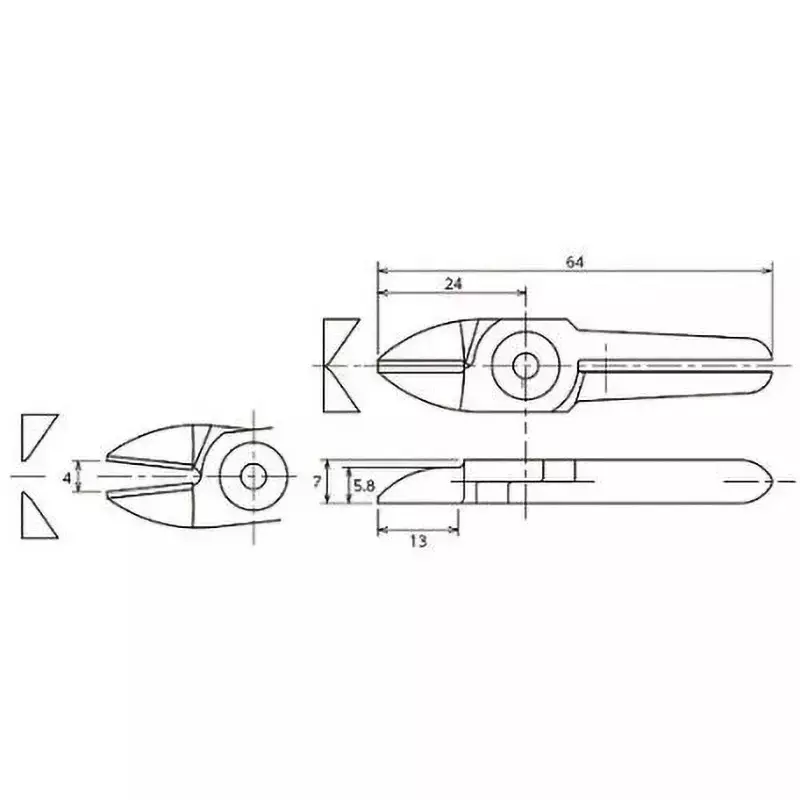 Vessel Straight blade for metal Applicable models: GT-NS5/N5/NR5, N5BJ