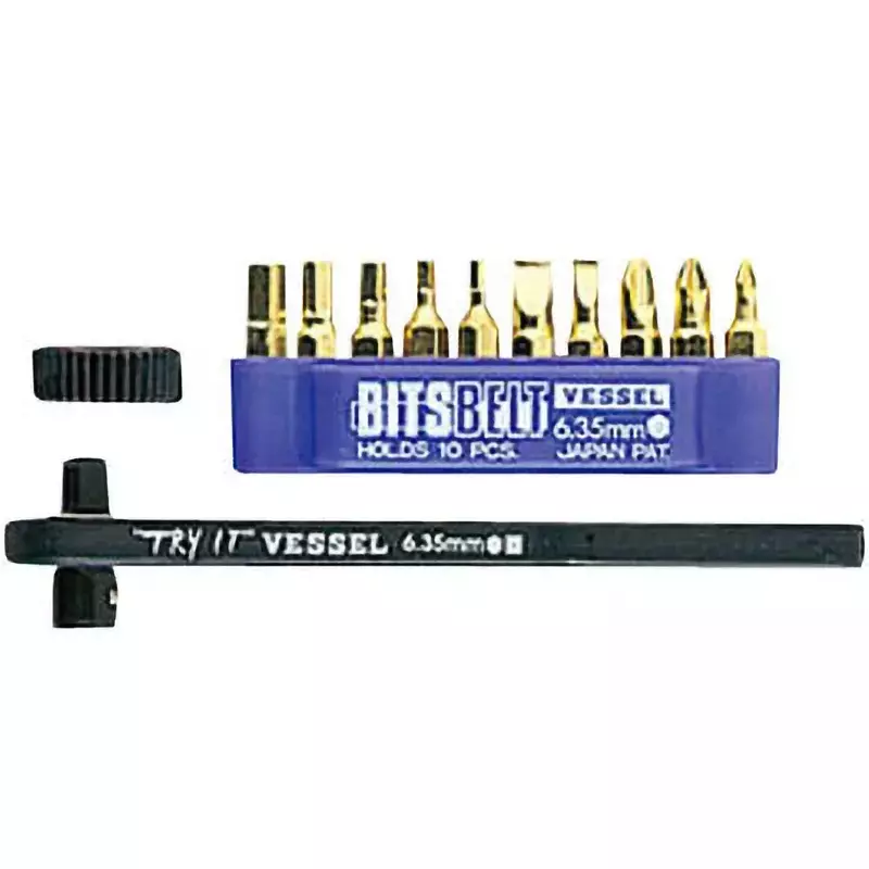 Vessel Flat Plate Ratchet ScrewdriverÂ Set, TD70