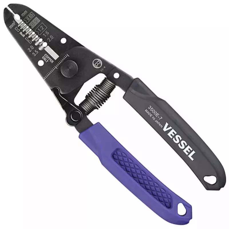 Vessel Wire Stripper Black & Purple, 0.00035