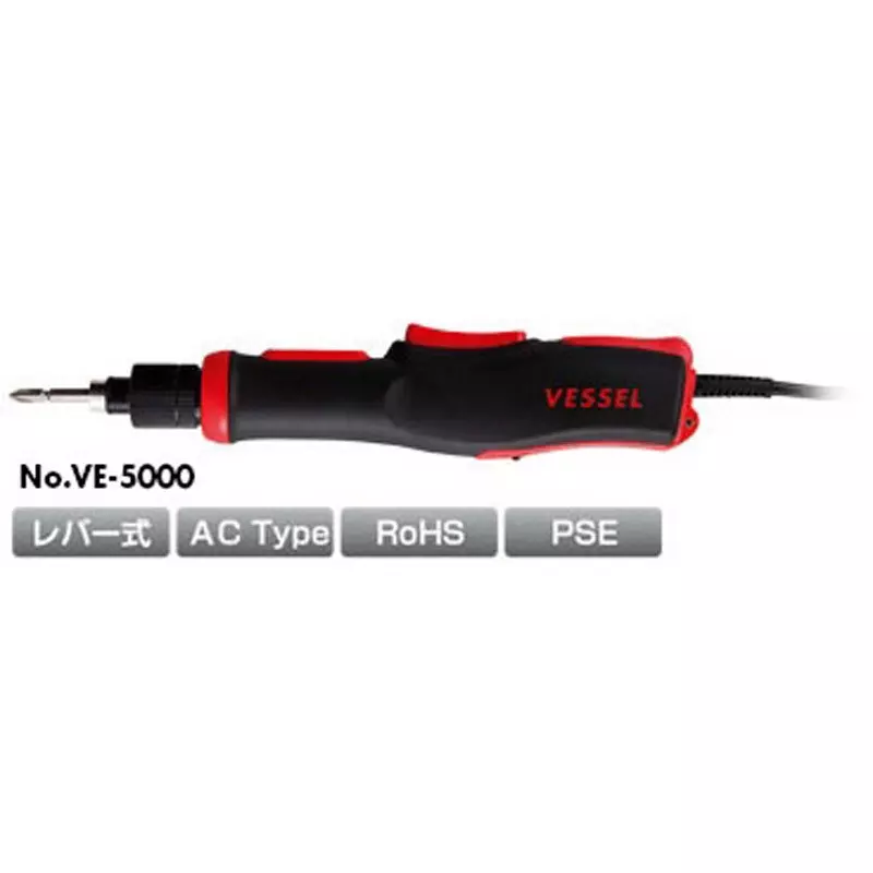 Vessel Electric Screwdriver Lever Type 290 mm Overall Length, VE-5000