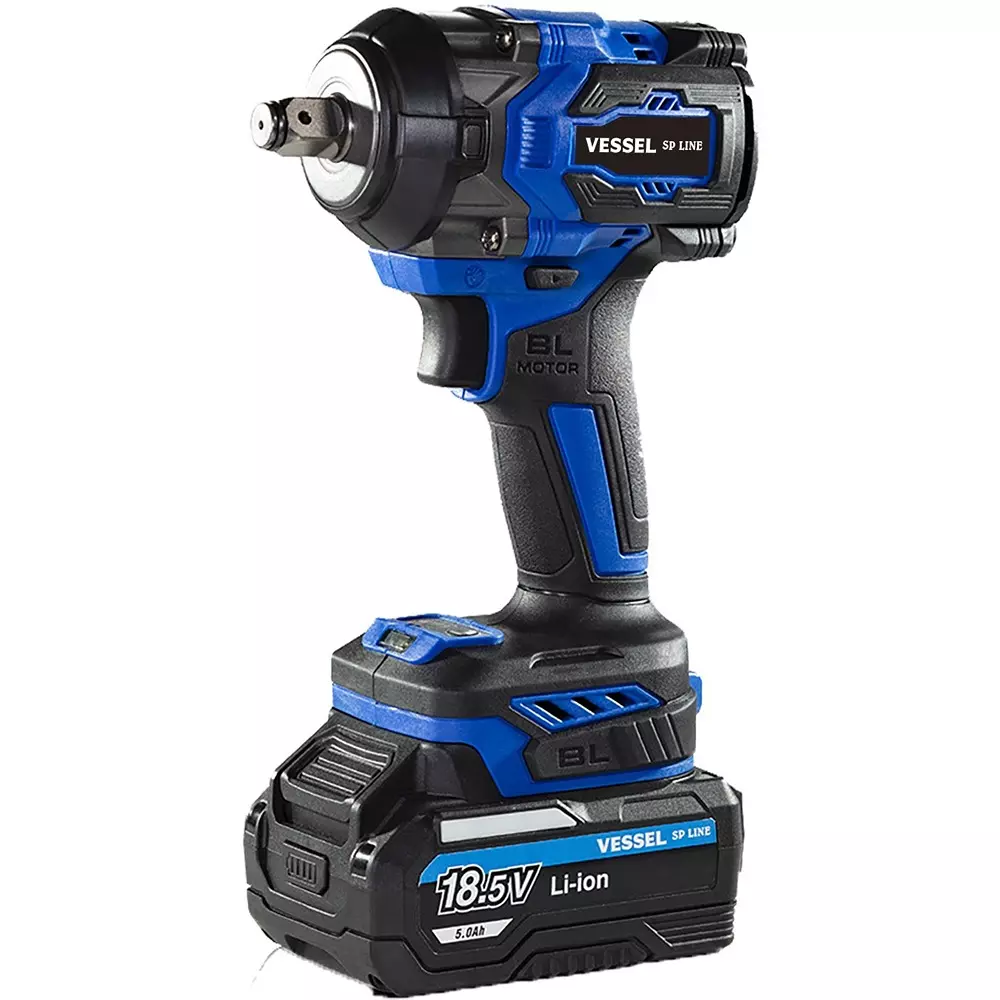 Vessel Rechargeable Impact Wrench Brushless DC Motor 300 Nm Max. Tightning Torque, SP-8141J