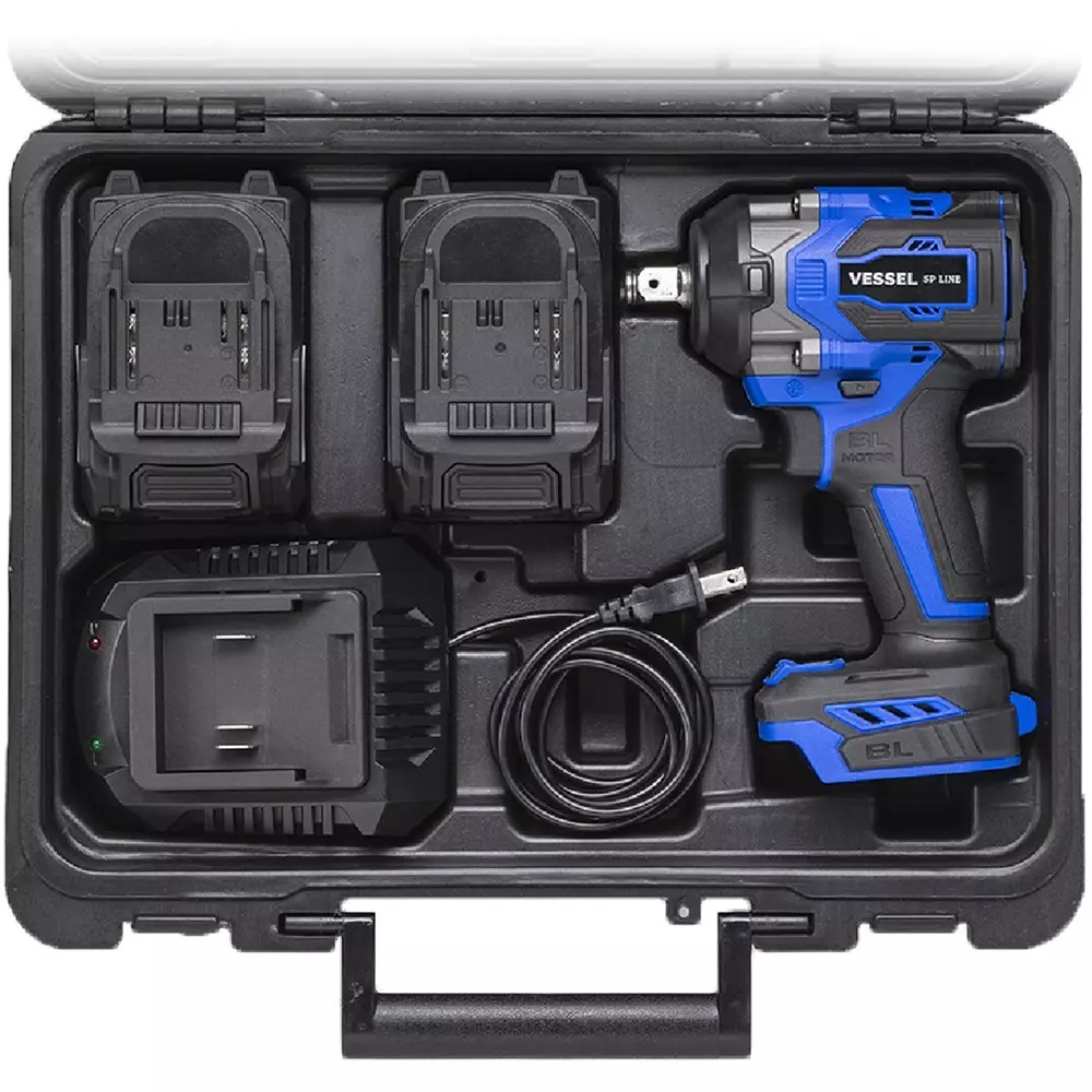 Vessel Rechargeable Impact Wrench Brushless DC Motor 300 Nm Max. Tightning Torque, SP-8141J