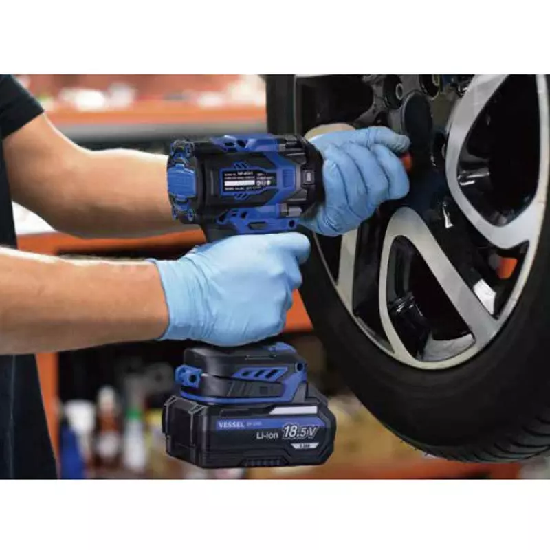 Vessel Rechargeable Impact Wrench Brushless DC Motor 300 Nm Max. Tightning Torque, SP-8141J