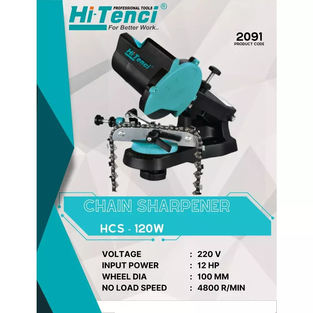 hi-tenci-12-hp-chain-sharpener-with-4800-rpm-no-load-speed-and-100-mm-grinding-wheel-size-hcs--120w