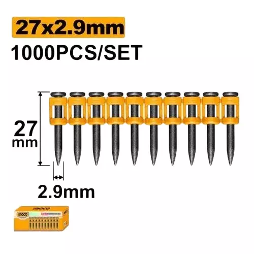 ingco-1000-pcs-continuous-firing-nails-29-mm-diameter-27-mm-length-60-steel-material-ana02271