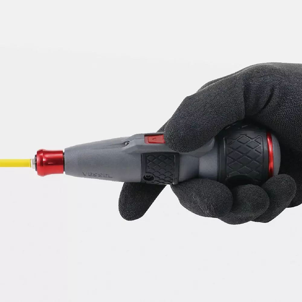Vessel High-Speed Electric Ball Grip Screwdriver 1200 RPM 140 mm Overall Length, 220USB-S1