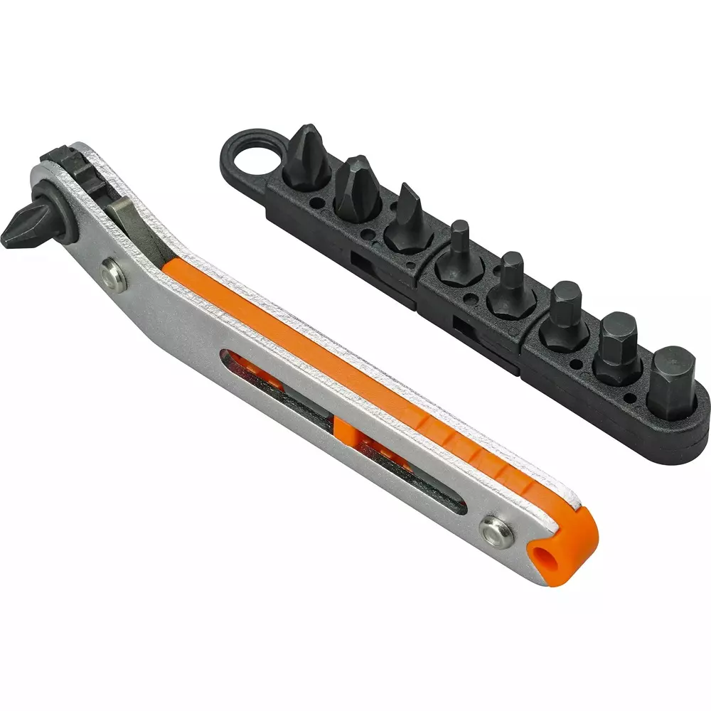 Vessel Flat-shaped Ratchet Screwdriver<Bent-up Type>, TD-79
