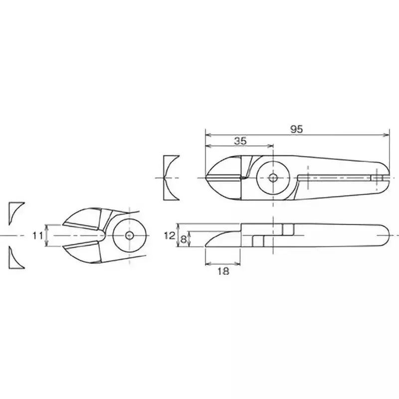Vessel Air Nipper Blade (Resin), N20AJB