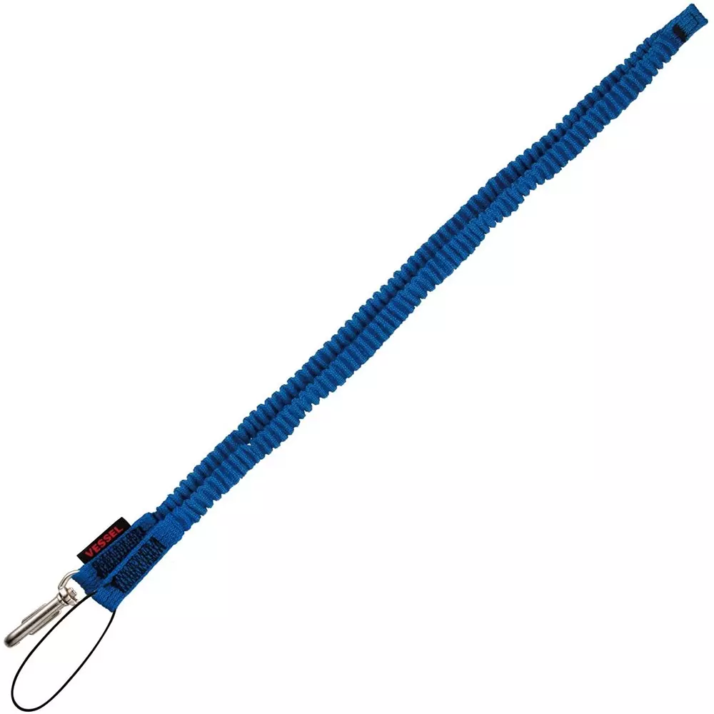 Vessel Anti-Drop Cord Blue 900 mm Overall Length, No.SC-W90B