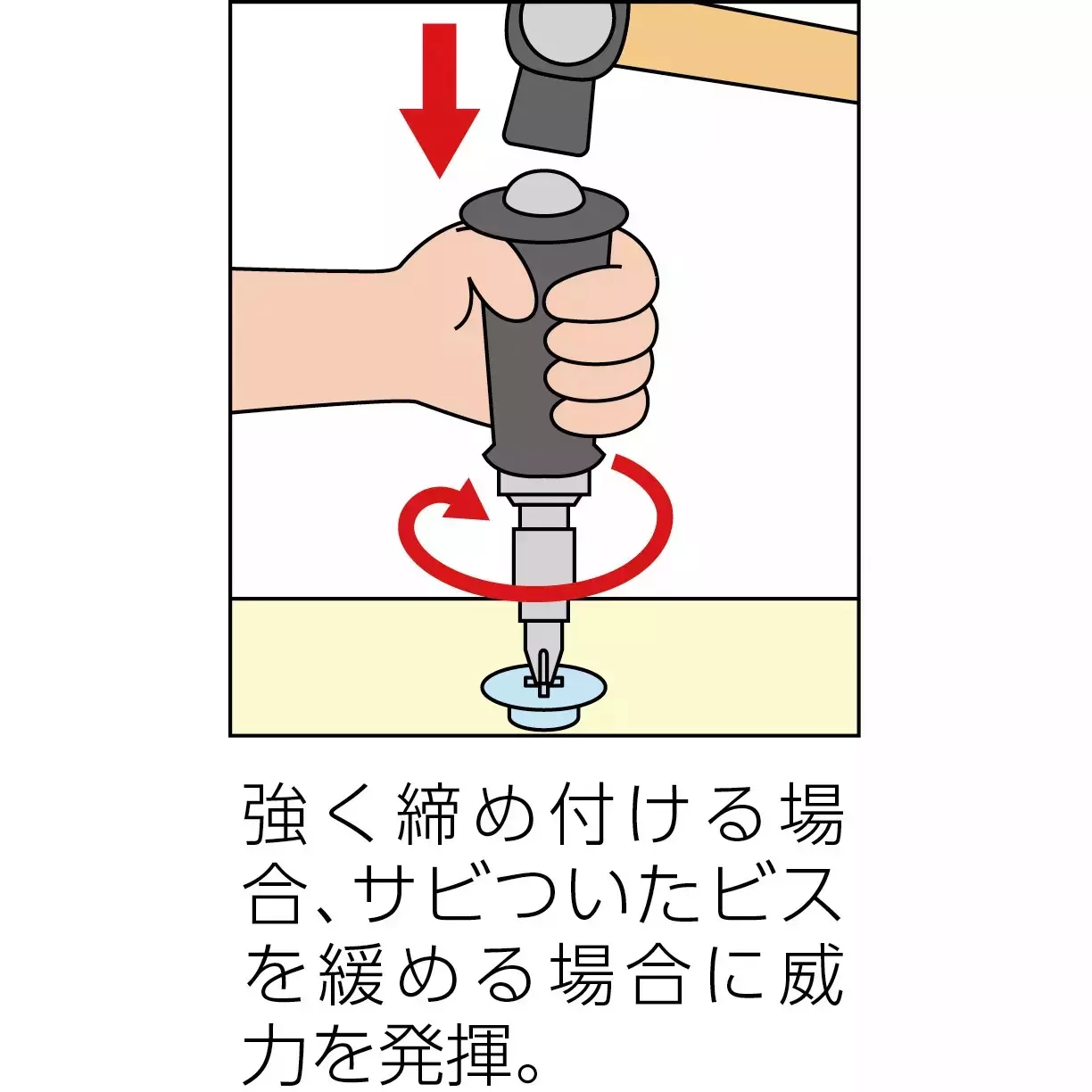 Vessel Impact Driver Bit, C51 +3X80E
