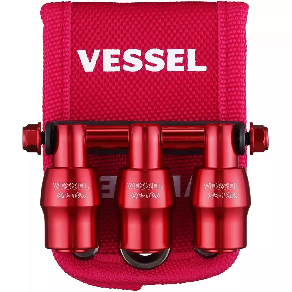 Vessel Limited edition Quick Catcher triple holder, QB-10B3RR