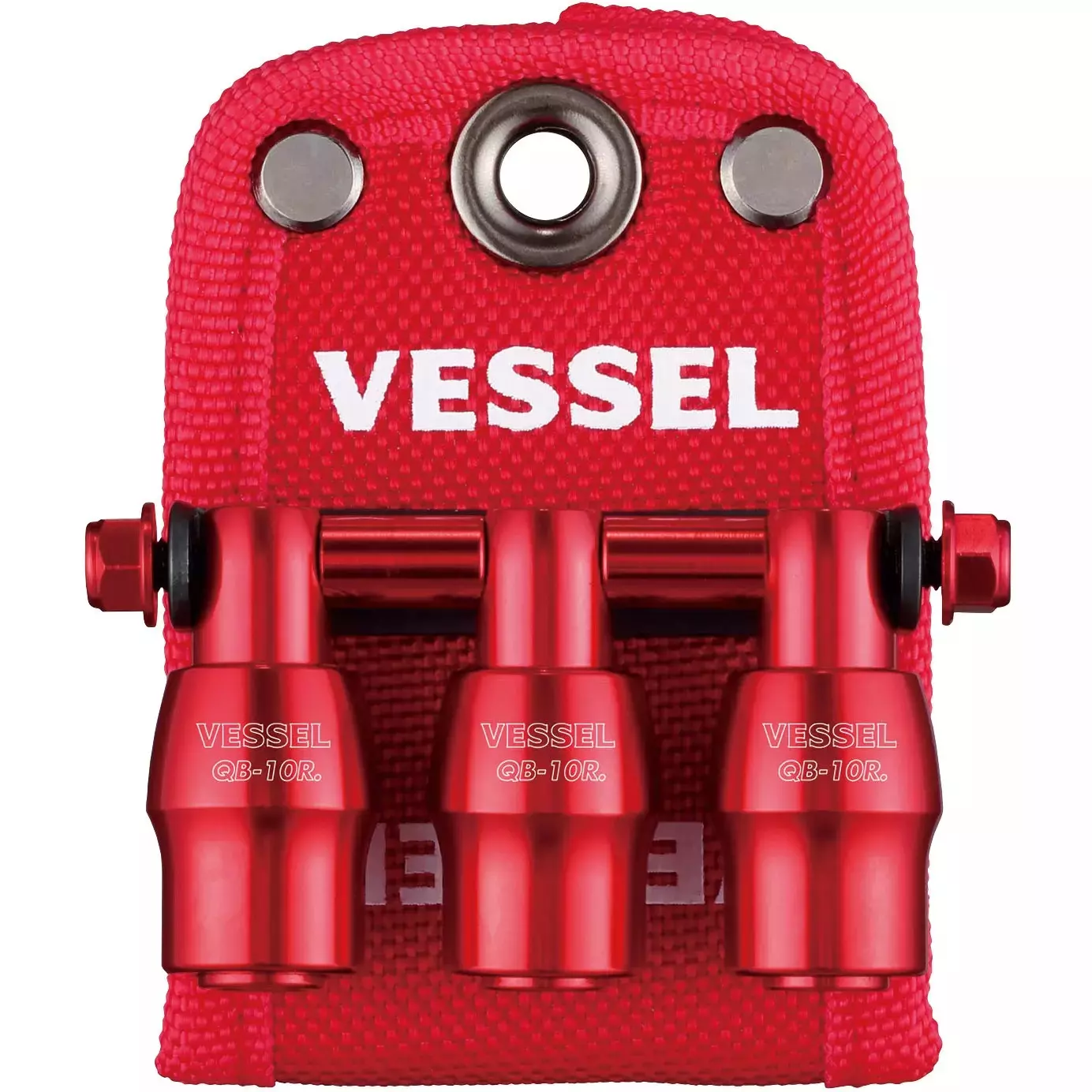 Vessel Limited edition Quick Catcher triple holder, QB-10B3RR