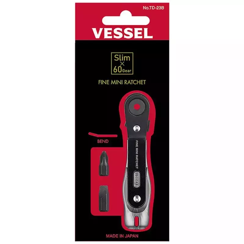 Vessel Fine Mini Ratchet Bend, TD-23B