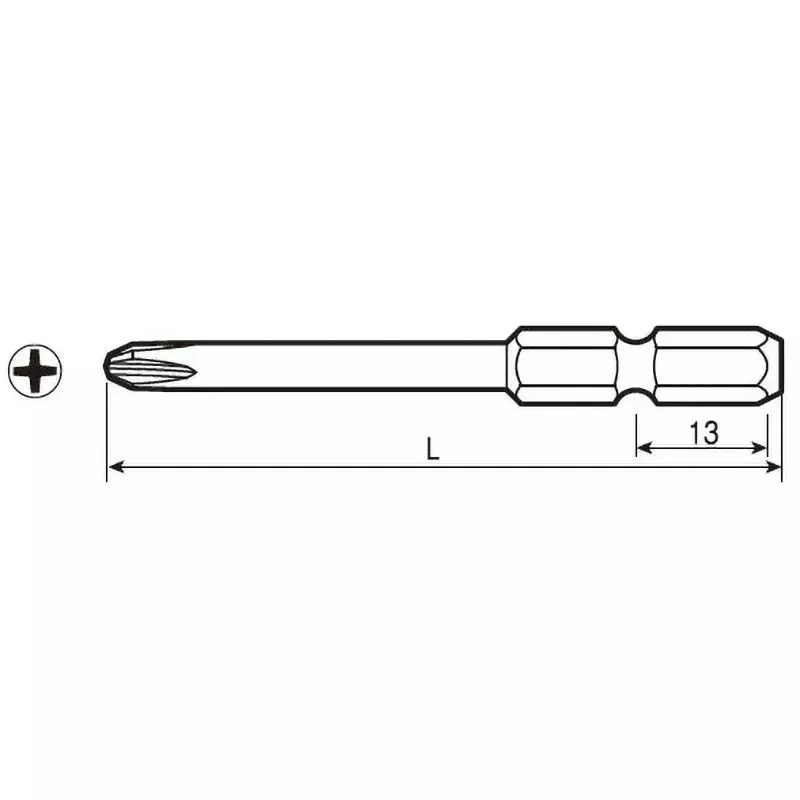 Vessel Industrial Driver Stepped Bit Die Hard Series, A16 +2X4.5X100DX