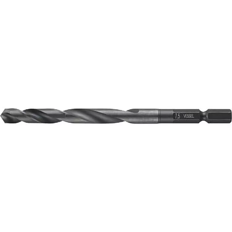 Vessel KESSAKU Drill Bit Hexagonal 110 mm Overall Length for Steel, KMD-7.5