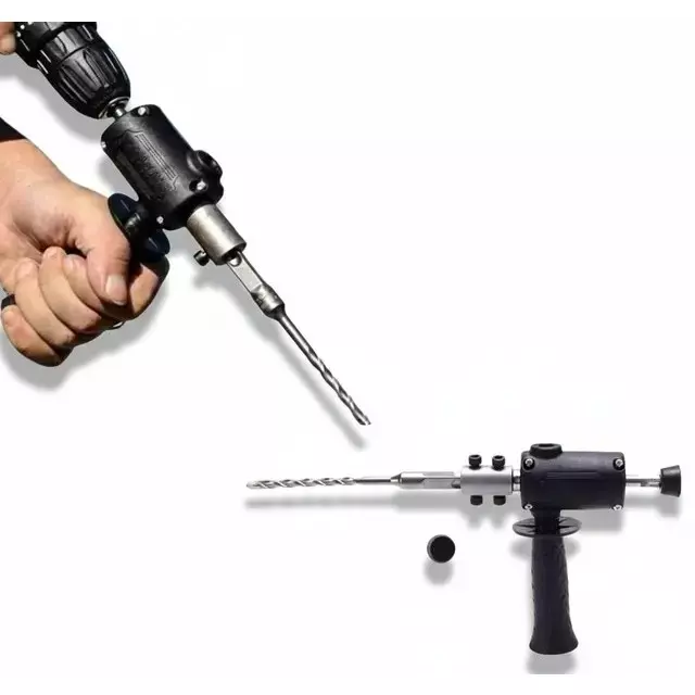 xlnt-electric-drill-to-electric-hammer-b-type-rotary-joint-for-light-masonry-drilling-electrical-plumbing-installation-with-drill-bit