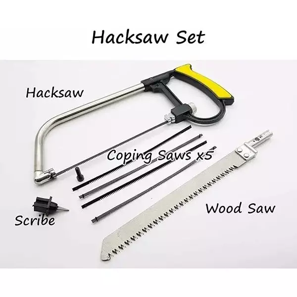 NIKTION 7 in 1 Multi Purpose Handsaw Tool Kit Alloy, Metal, Steel For Wood Cutting