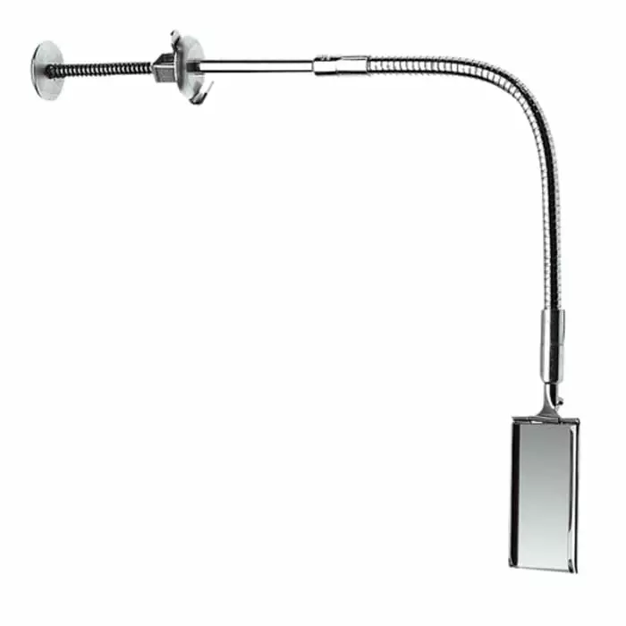 Facom Inspection Mirror Probe, 70 x 45mm mirror dia., flexible, Adjustable, 829