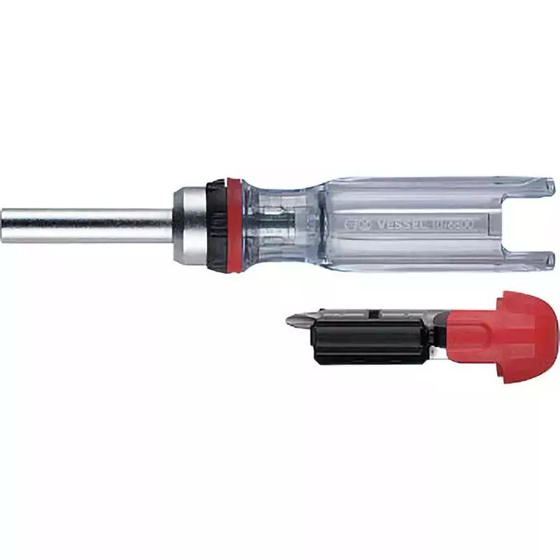 Vessel Ratchet Screwdriver, 4 Pieces/Set, TD-6804MG