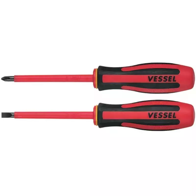 Vessel MEGADRA Insulated Screwdriver, 2 Pieces/Set, 9602PS