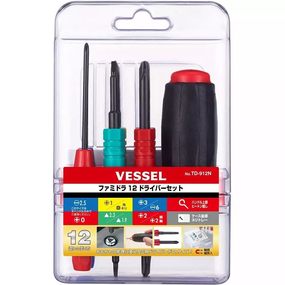 Vessel Family Screwdriver Set 12, TDãƒ¼912N