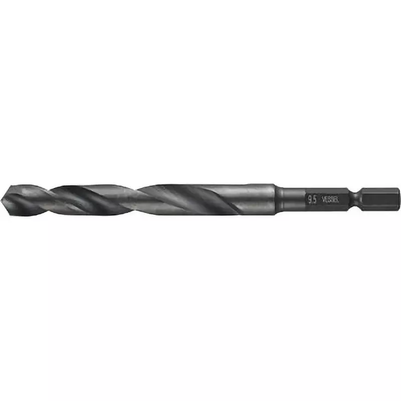 Vessel KESSAKU Drill Bit Hexagonal 118 mm Overall Length for Steel, KMD-9.5