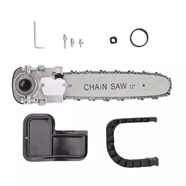 XLNT 12 inch (304.8 mm) Non Installtion Converter Kit for Tree Pruning & Gardening, Wood Cutting Like Logs, Branches, Timber (With Guide Bar & Saw Chain)