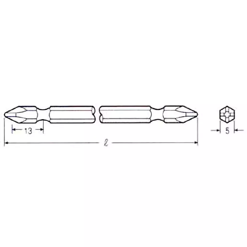 Vessel Air Screwdriver Bit, B36 (+)1 100 H