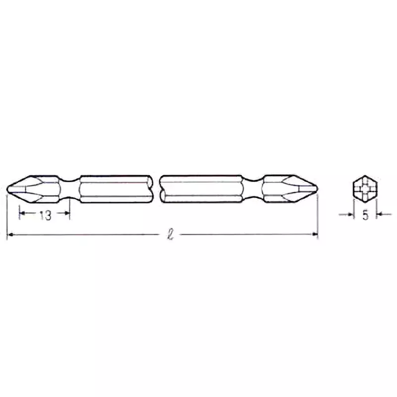 Vessel Air Screwdriver Bit, B36 (+)1 70 H