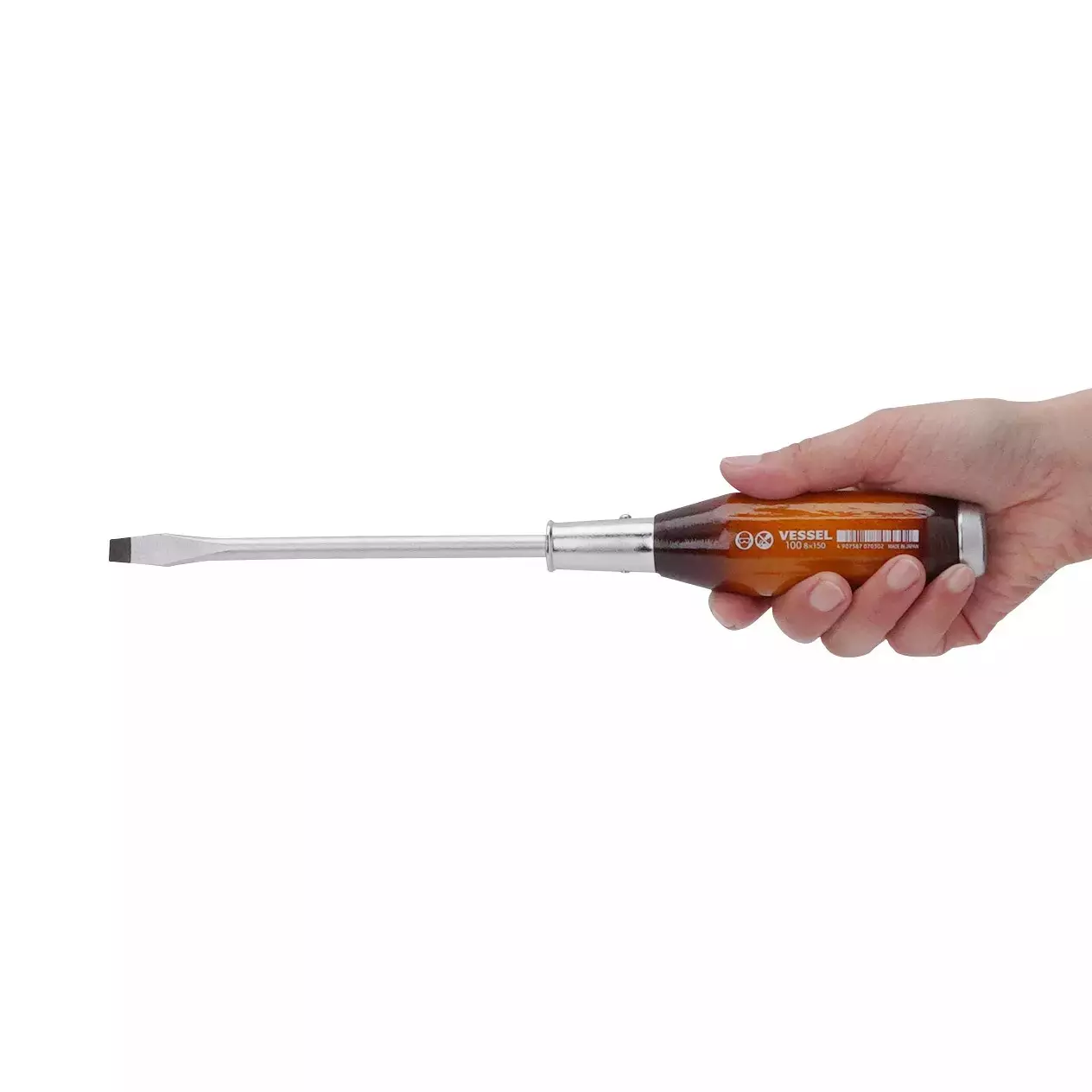 Vessel Strong Thru Screwdriver, 100 -8X150