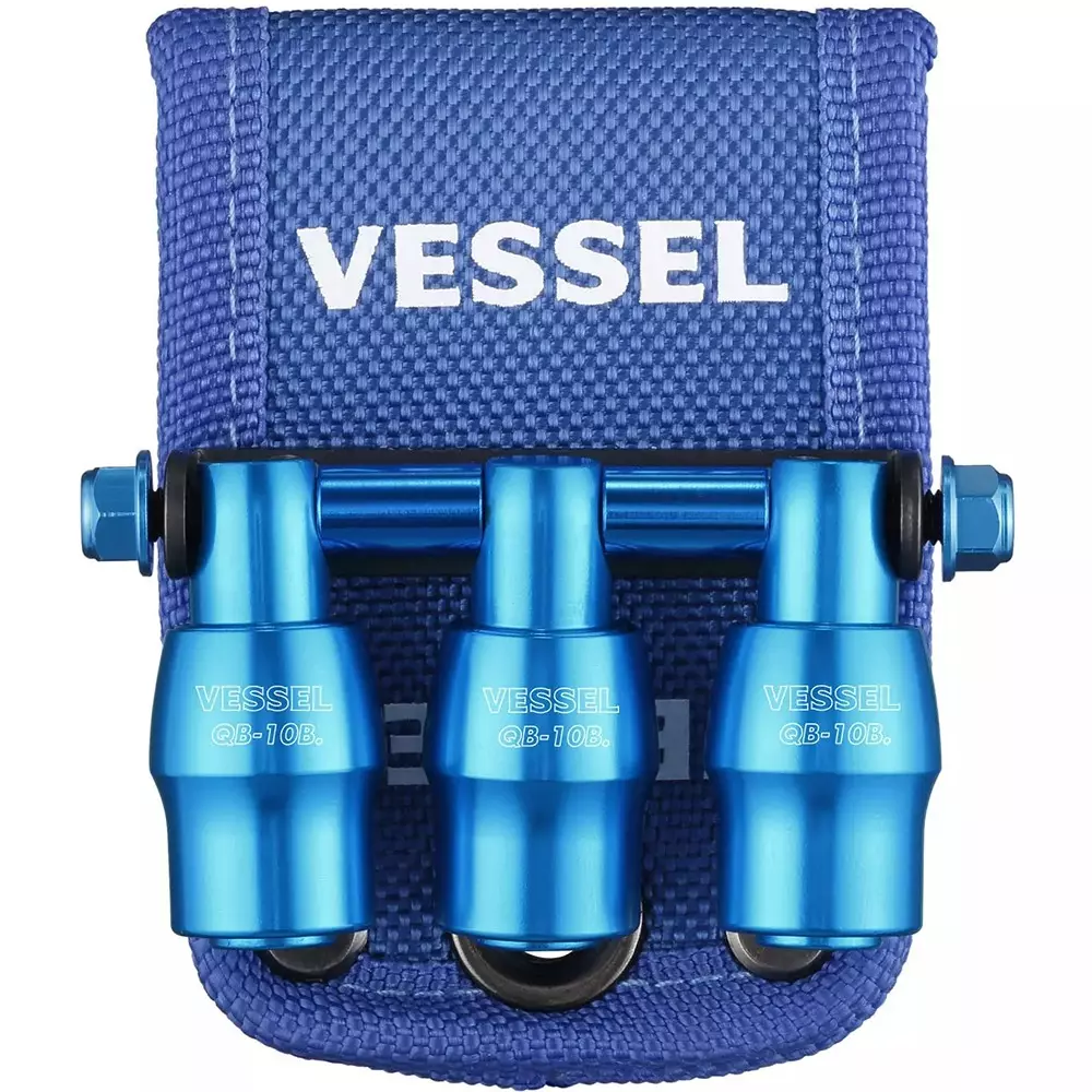 Vessel Limited edition Quick Catcher triple holder, QB-10B3BB