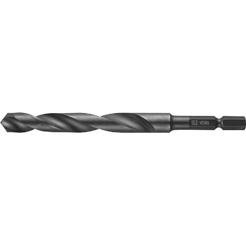 Vessel KESSAKU Drill Bit Hexagonal 120 mm Overall Length for Steel, KMD-10.0