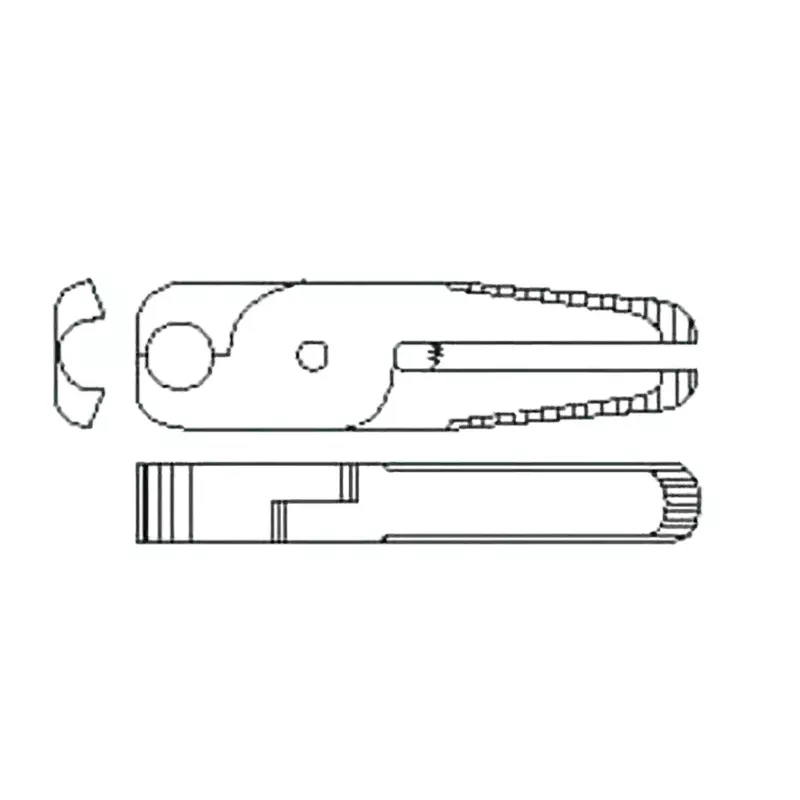 Vessel Nipping Blade Special Alloy Steel 129 mm Overall Length 395 g, N30AE